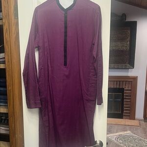 Men's Purple Kurta